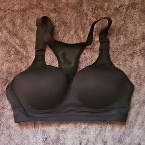 Women's Black Racerback Sports Bra